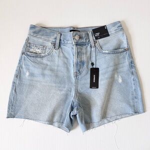 Express Midi Jean Shorts